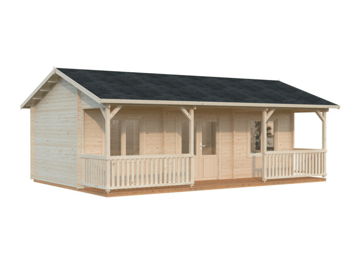 Koka māja Sandra 25.6 + 11.1 m² - HOLDORS
