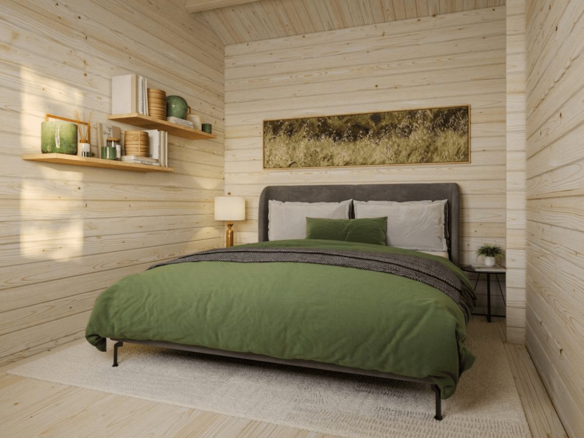 Koka māja Sandra 25.6 + 11.1 m² - HOLDORS