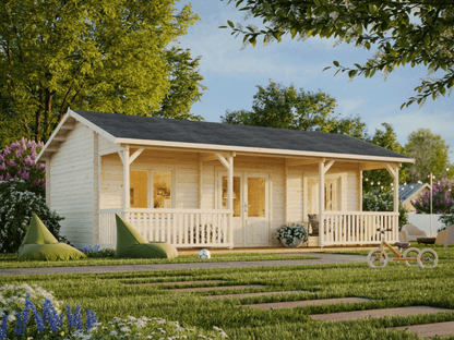 Koka māja Sandra 25.6 + 11.1 m² - HOLDORS