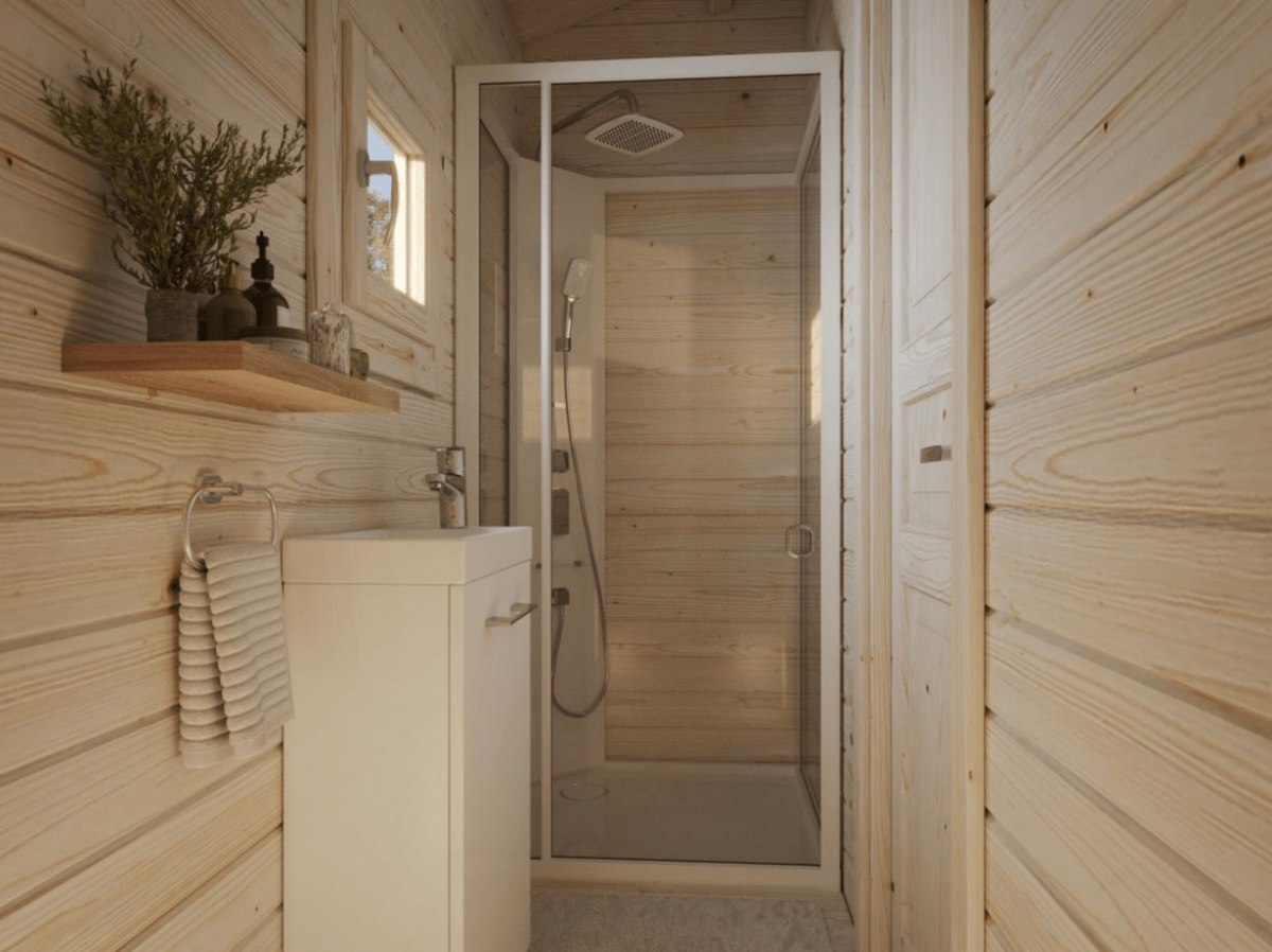 Koka māja Sandra 25.6 + 11.1 m² - HOLDORS