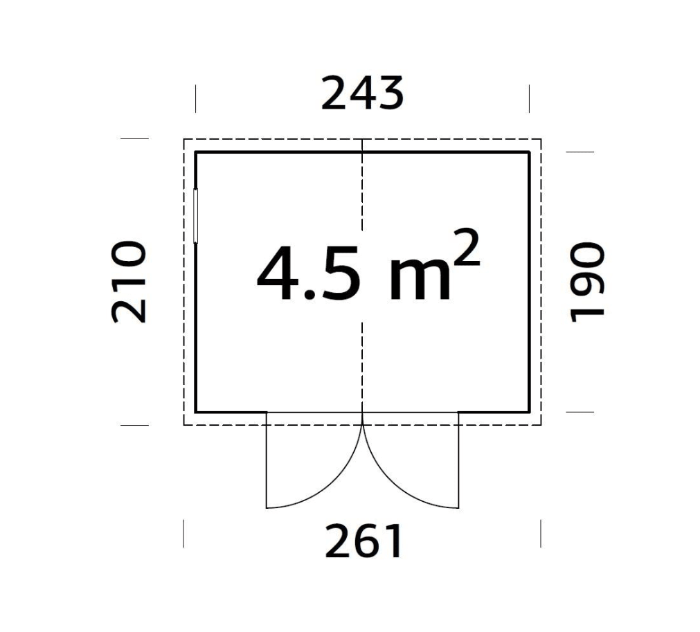 Koka noliktava Daniels 4.5 m² - HOLDORS