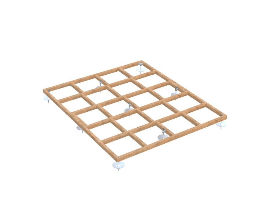 Koka pamatu rāmis 2,3x2,7m - HOLDORS