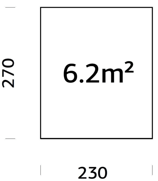 Koka pamatu rāmis 2,3x2,7m - HOLDORS