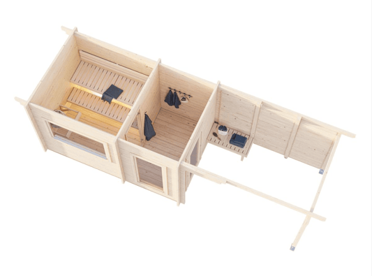 Koka pirts Sanija 6.8 + 5,9 m2 - HOLDORS