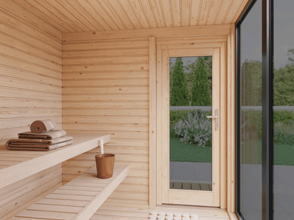 Koka Pirts Sauna Sāra 3.8 + 2.1 m2 - HOLDORS
