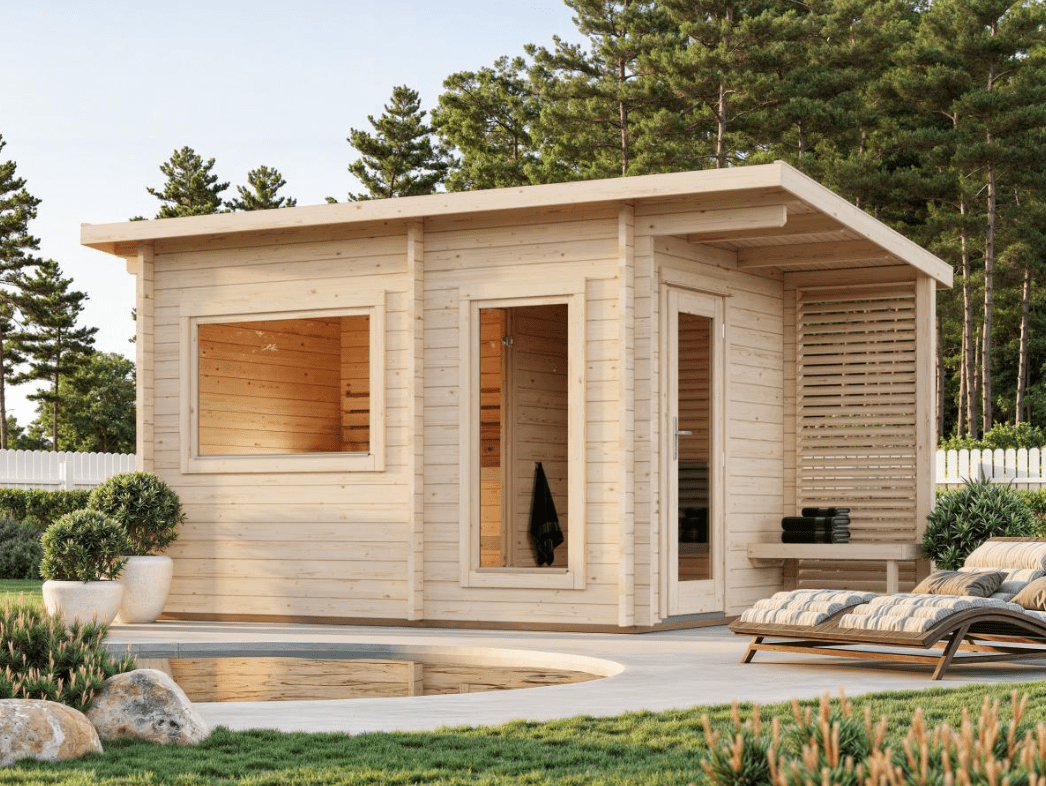 Koka Sauna Pirts Sanija 6.8 m2 - HOLDORS
