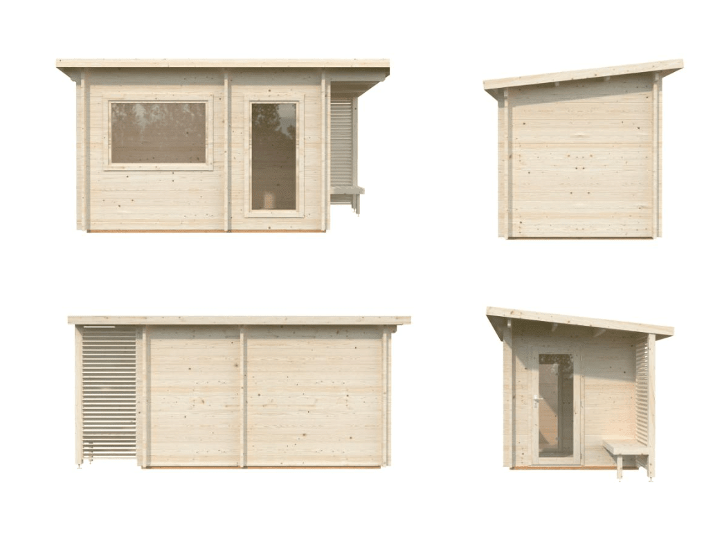 Koka Sauna Pirts Sanija 6.8 m2 - HOLDORS