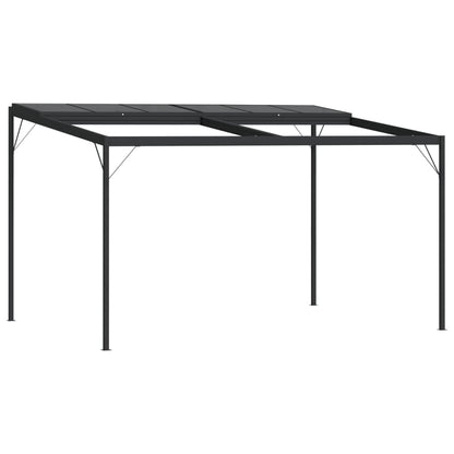 Lapene Ar Jumtu, 4X3X2,5 M, Alumīnijs Un Tērauds - HOLDORS