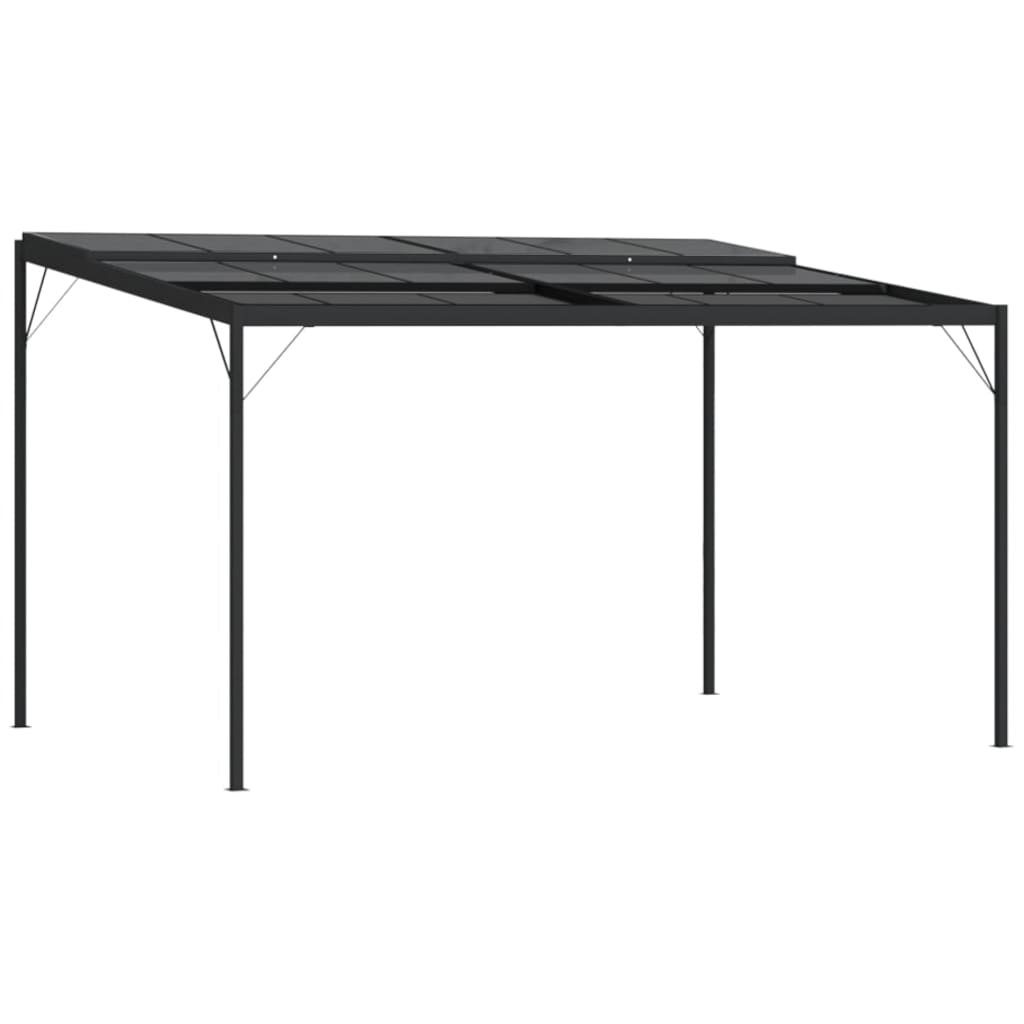 Lapene Ar Jumtu, 4X3X2,5 M, Alumīnijs Un Tērauds - HOLDORS