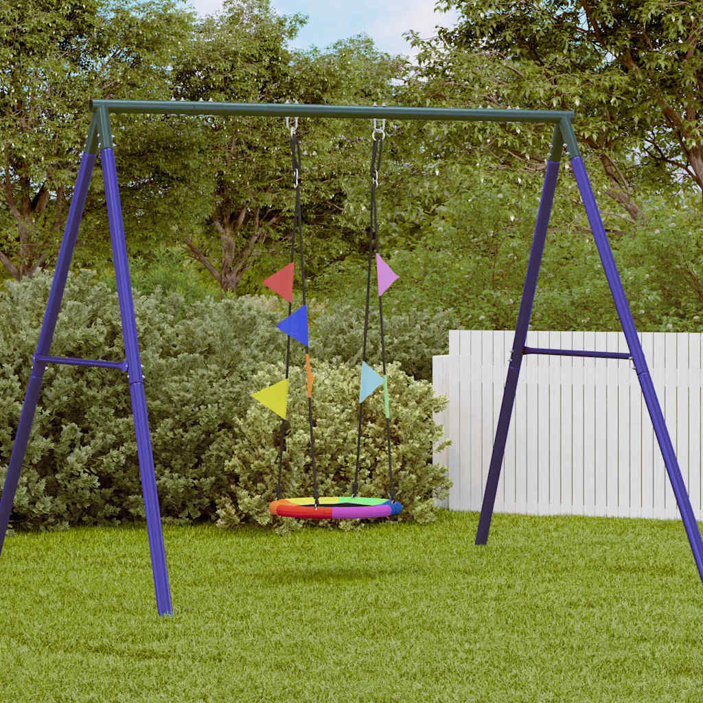 Ligzdas Šūpoles Zila 60 X 60 X 180 Cm Poliesters - HOLDORS