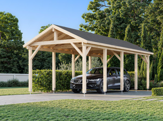 Mašīnu nojume Robis vienam auto 23.1 m2