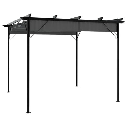 Nojume Ar Izvelkamu Jumtu, 3X3 M, Tērauds, Krēmbalta - HOLDORS