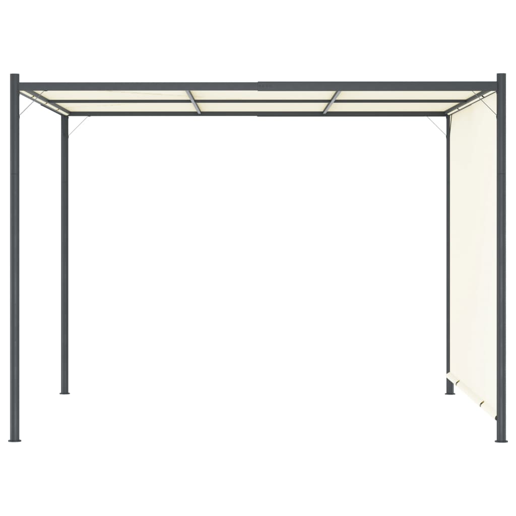 Nojume Ar Regulējamu Jumtu, Krēmkrāsa, 3X3 M, Tērauds - HOLDORS
