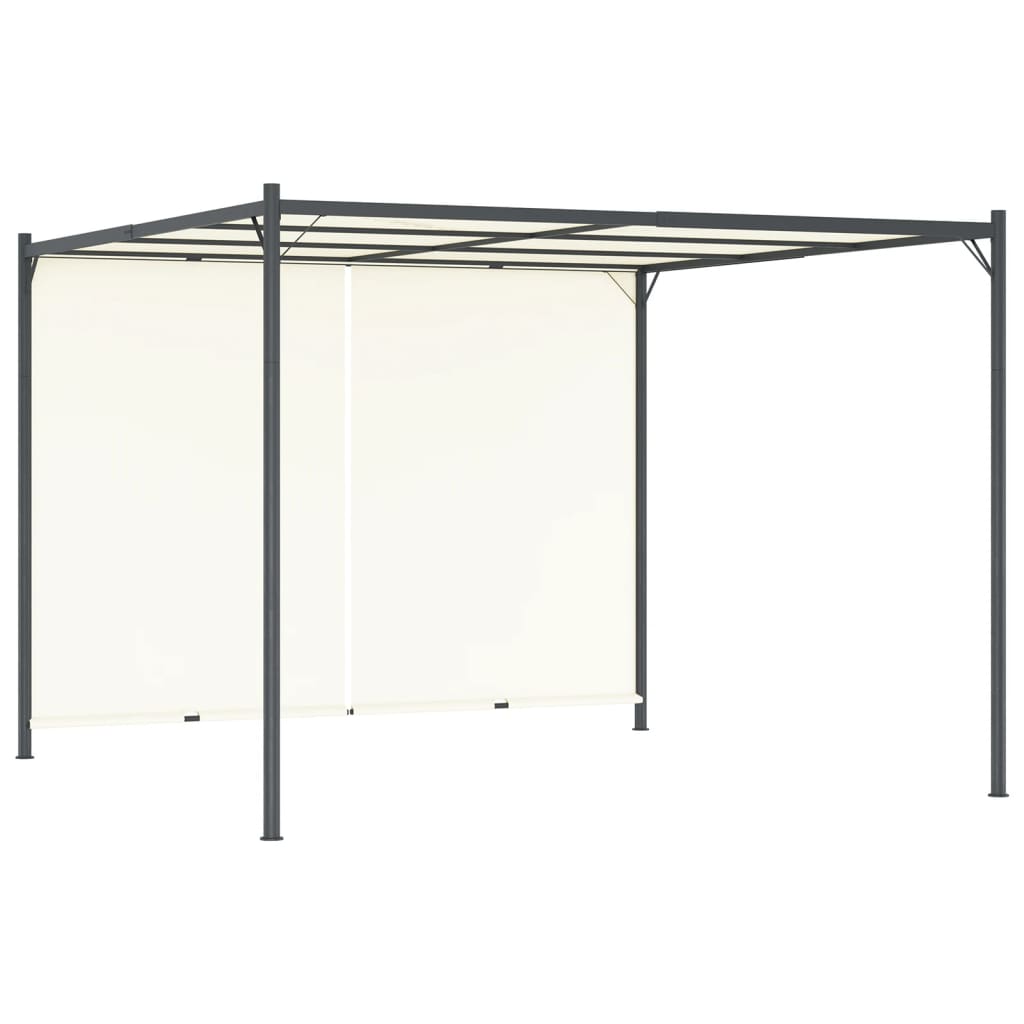 Nojume Ar Regulējamu Jumtu, Krēmkrāsa, 3X3 M, Tērauds - HOLDORS