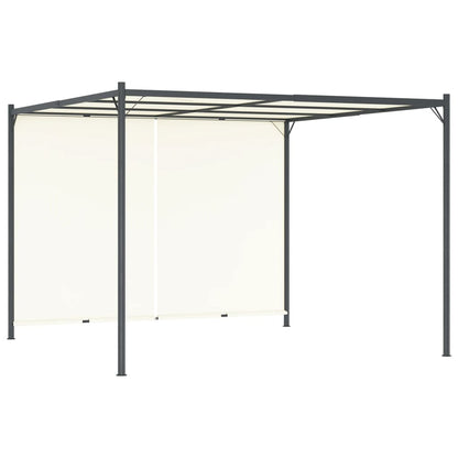Nojume Ar Regulējamu Jumtu, Krēmkrāsa, 3X3 M, Tērauds - HOLDORS