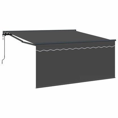 Nolokāms Markīze Antracīts 300 X 250 Cm Poliesters Un Alumīnijs - HOLDORS