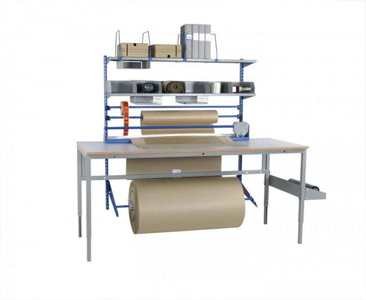 Pack table set for 2 m worktable
