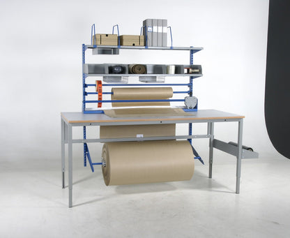 Pack table set for 2 m worktable - HOLDORS