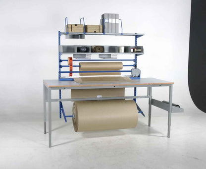Pack table set for 2 m worktable