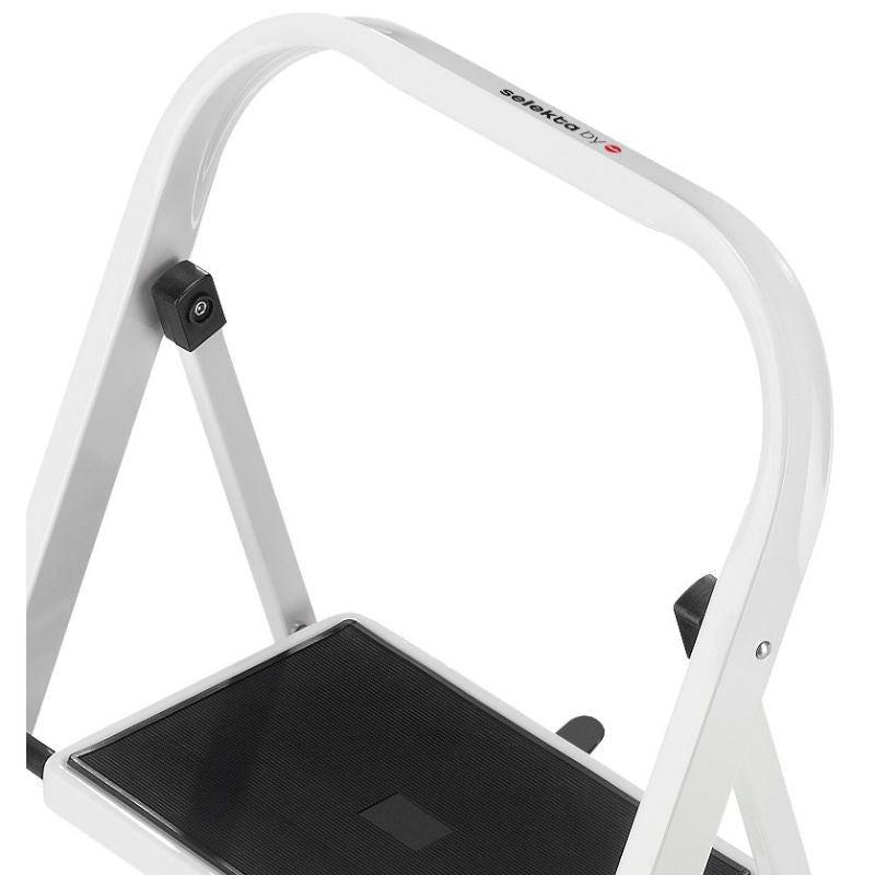 Pakāpienu soliņš salokāms K40 BasicLine / tērauda / 2 pakāpieni, drošības rokturis - HOLDORS