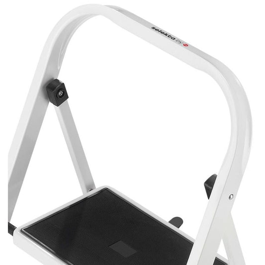 Pakāpienu soliņš salokāms K40 BasicLine / tērauda / 2 pakāpieni, drošības rokturis - HOLDORS