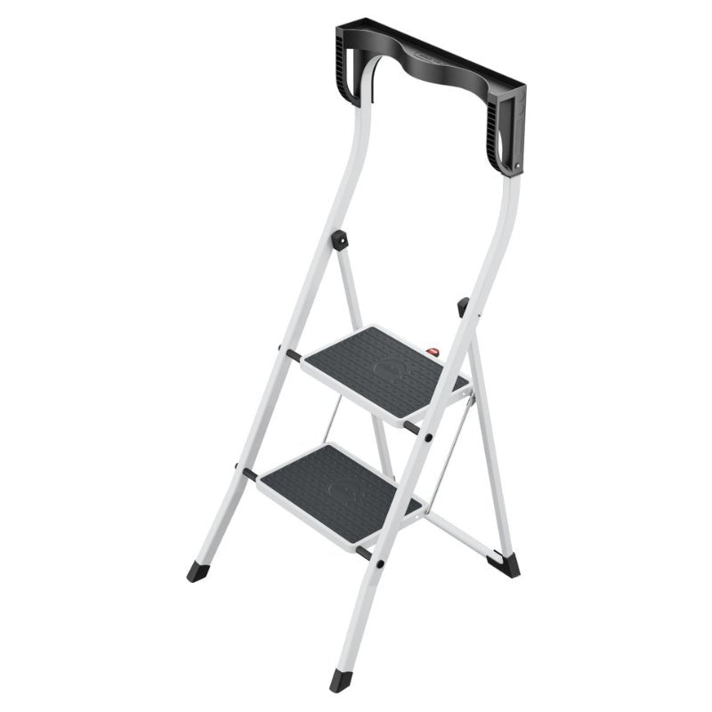 Pakāpienu soliņš salokāms K75 StandardLine / alumīnija / 2 pakāpieni, drošības rokturis - HOLDORS