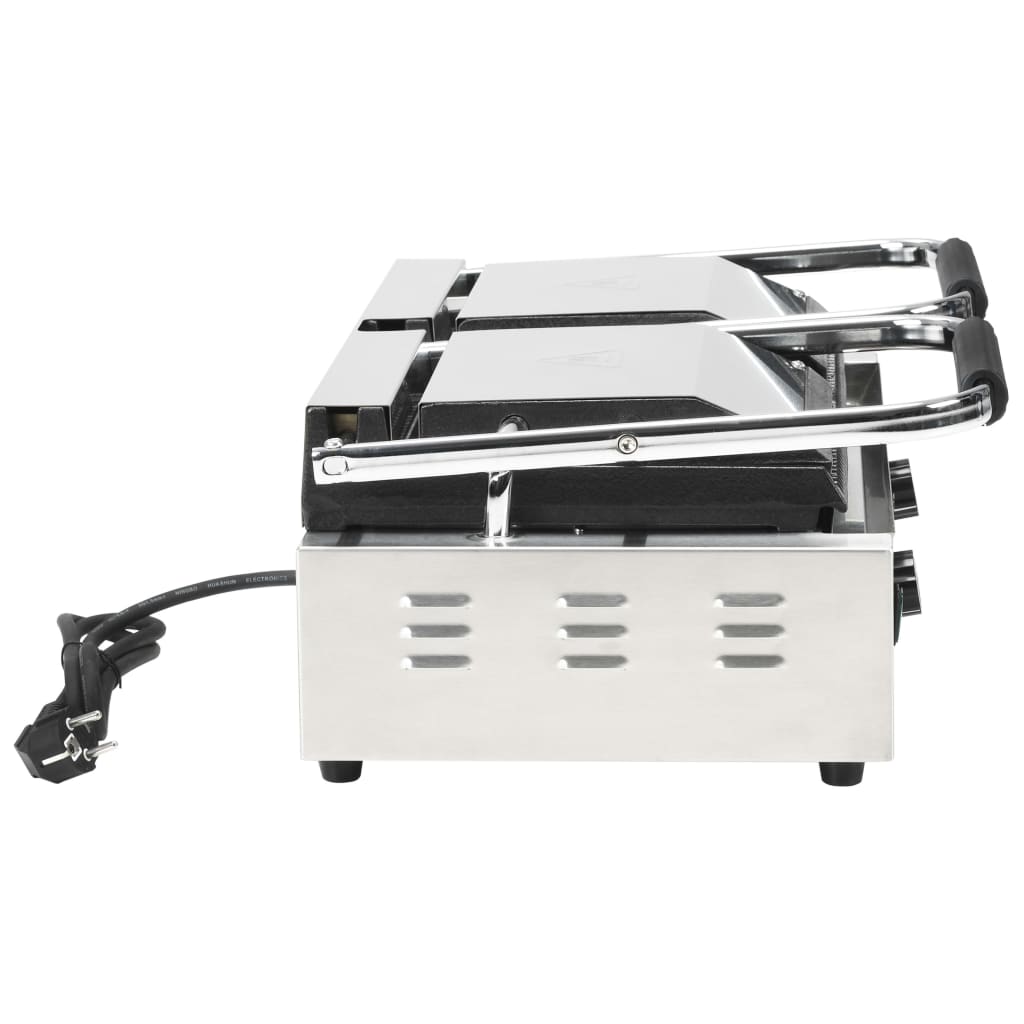 Panini Grils Ar Rievotu Virsmu, 3600 W, 57X30,5X20 Cm - HOLDORS