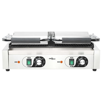 Panini Grils Ar Rievotu Virsmu, 3600 W, 57X30,5X20 Cm - HOLDORS