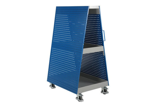 Perforētu paneļsienu ratiņi darbarīkiem 1000x1500, 400 kg - HOLDORS