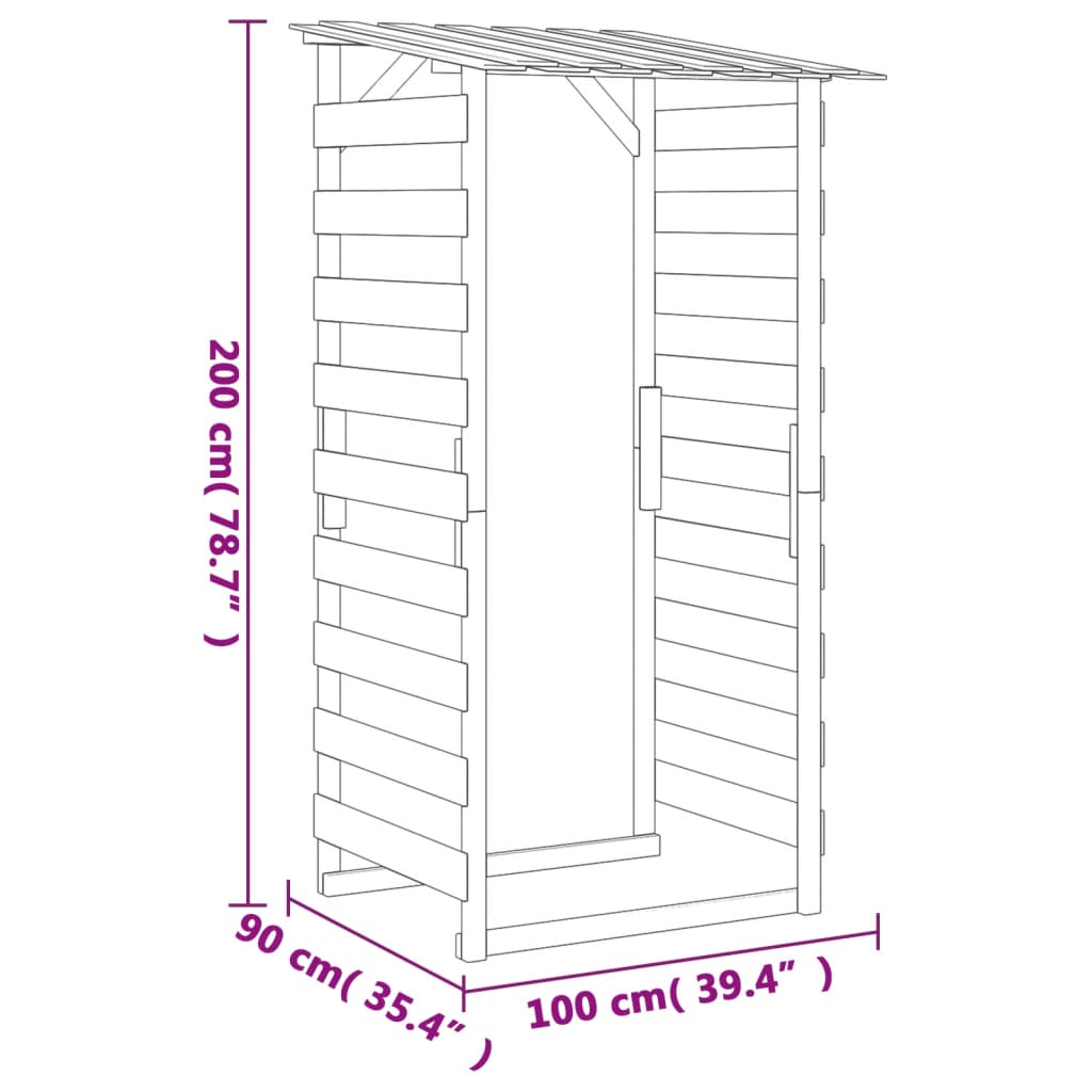 Pergola Ar Jumtu, 3 Gab., , Impregnēta Priede - HOLDORS