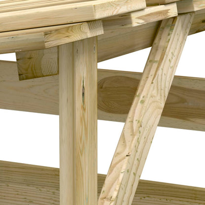 Pergola Ar Jumtu, 3 Gab., , Impregnēta Priede - HOLDORS