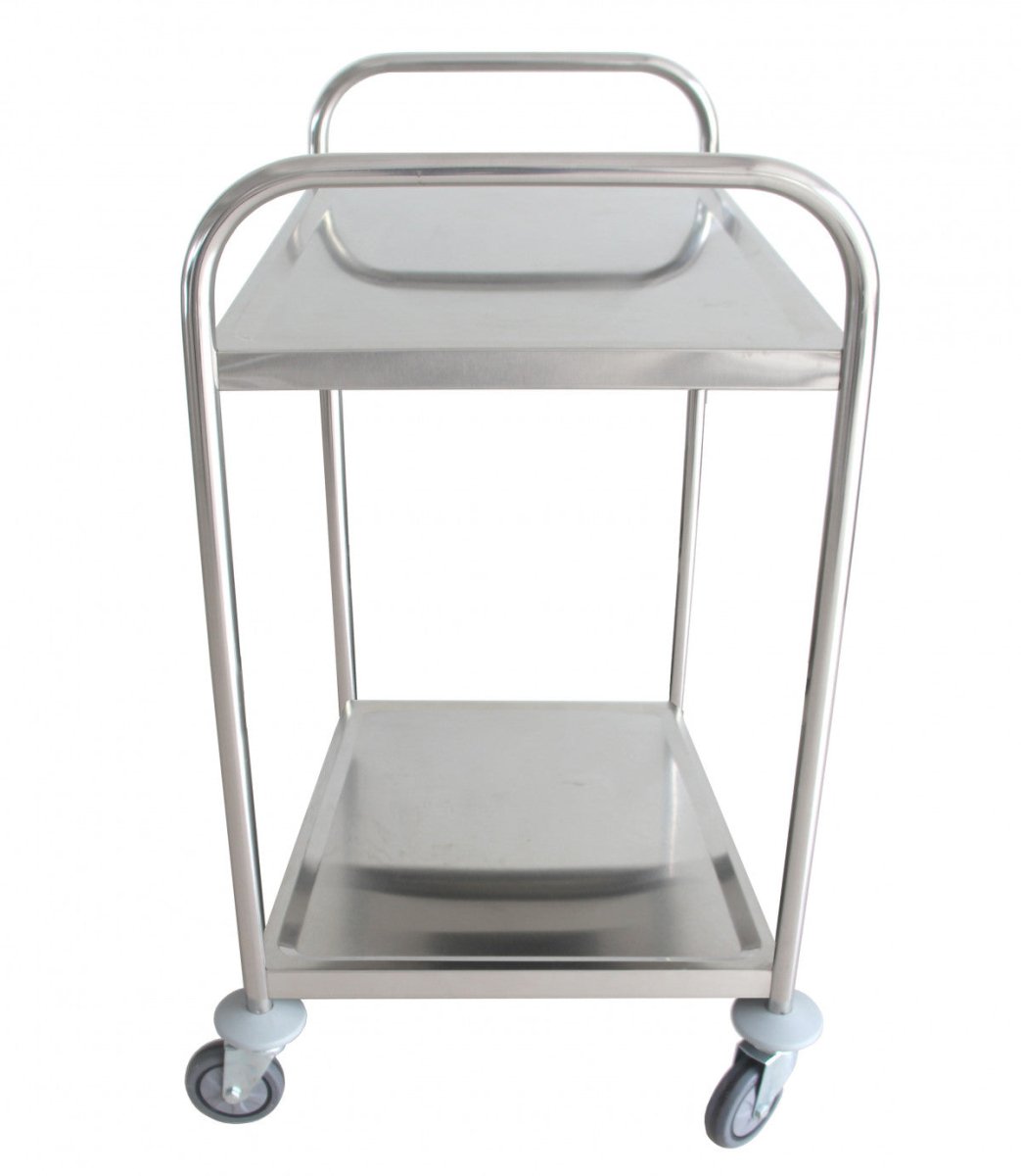 Platform trolley 2 shelf, Stainless - HOLDORS