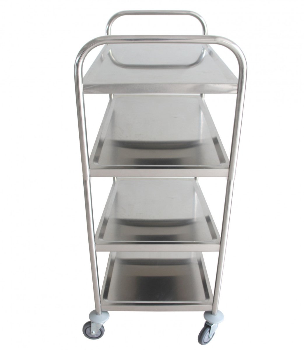 Platform trolley 4 shelf, Stainless - HOLDORS
