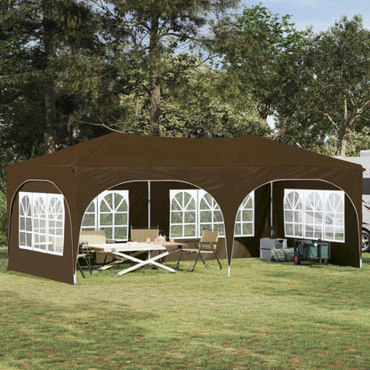 Pop-Up Svinību Teltis 575 X 288 X 245 Cm Oksforda Audums - HOLDORS