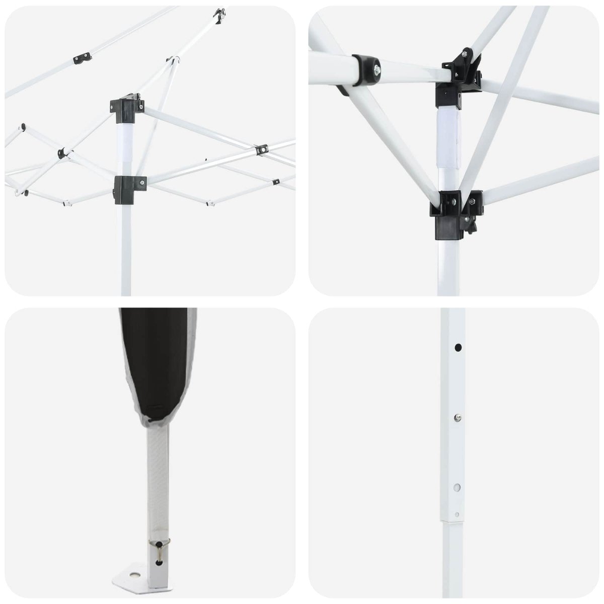 Pop-Up Svinību Teltis 575 X 288 X 245 Cm Oksforda Audums - HOLDORS