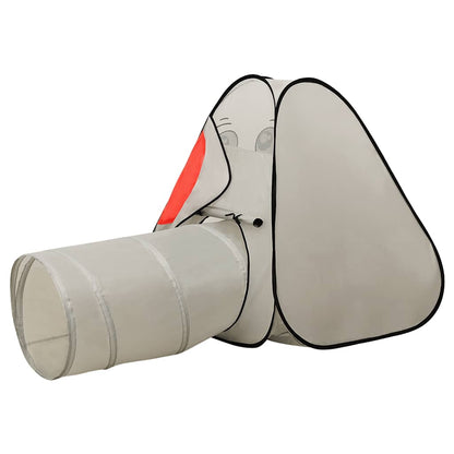 Rotaļu Telts Ar 250 Bumbām, Ziloņa Forma, 174X86X101 Cm, Pelēka - HOLDORS