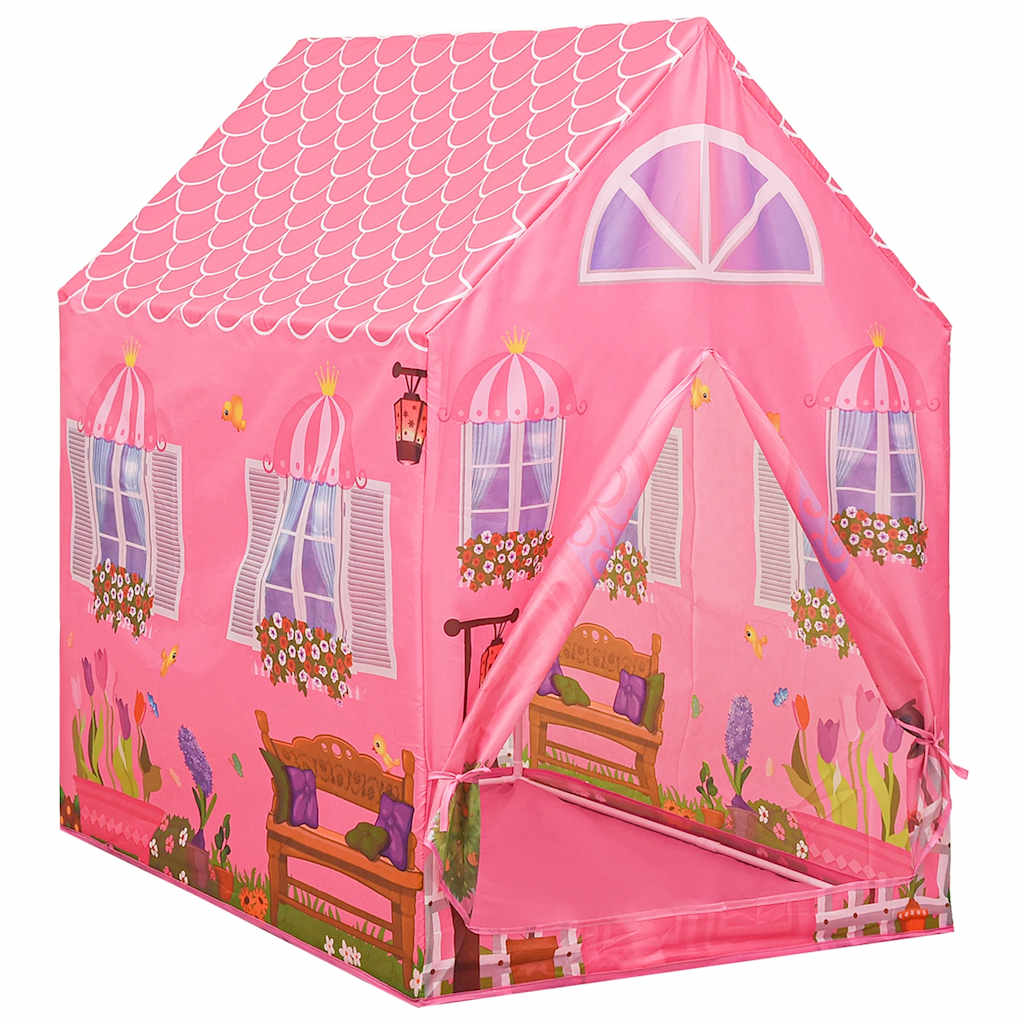 Rotaļu Telts Ar 250 Bumbiņām, 69X94X104 Cm, Rozā - HOLDORS