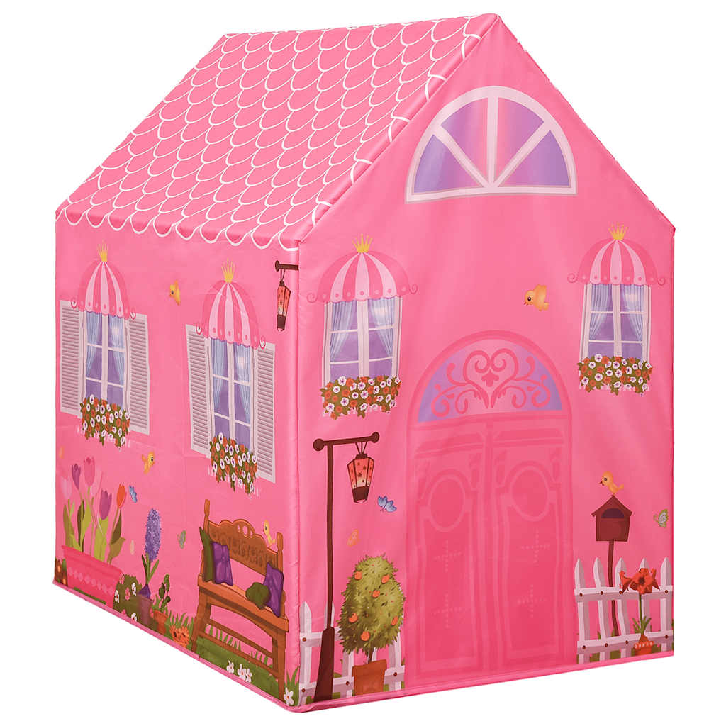 Rotaļu Telts Ar 250 Bumbiņām, 69X94X104 Cm, Rozā - HOLDORS