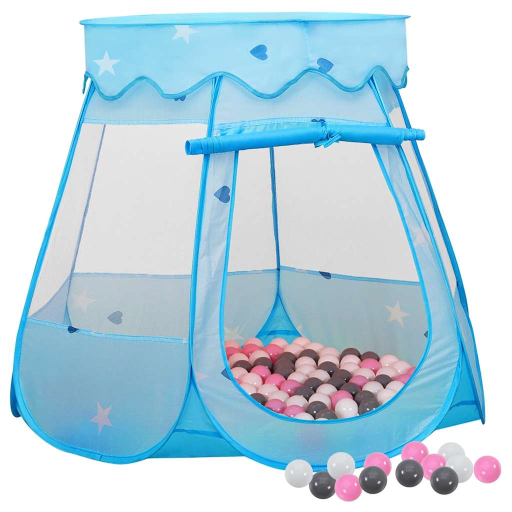 Rotaļu Telts Ar 250 Bumbiņām, Zila, 102X102X82 Cm - HOLDORS