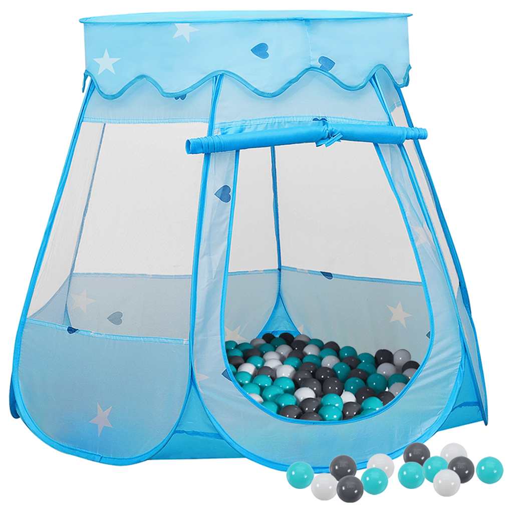 Rotaļu Telts Ar 250 Bumbiņām, Zila, 102X102X82 Cm - HOLDORS