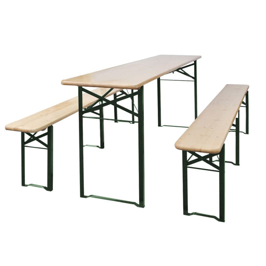 Saliekams Alus Galds Ar 2 Soliem, 220 Cm, Egles Koks - HOLDORS