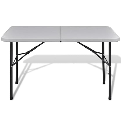 Saliekams Dārza Galds, 122 Cm, Balts, Hdpe - HOLDORS