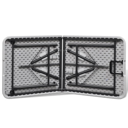 Saliekams Dārza Galds, 122 Cm, Balts, Hdpe - HOLDORS