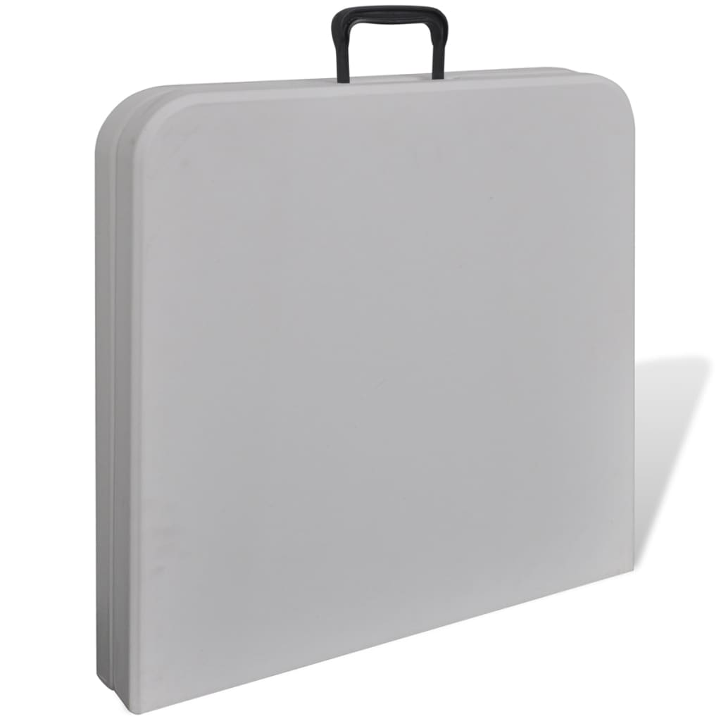 Saliekams Dārza Galds, 122 Cm, Balts, Hdpe - HOLDORS