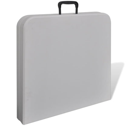 Saliekams Dārza Galds, 122 Cm, Balts, Hdpe - HOLDORS