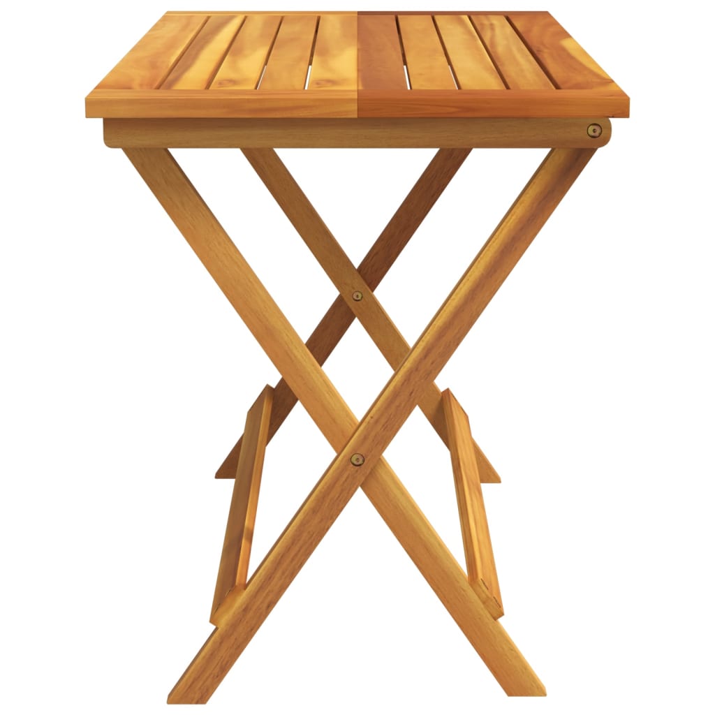 Saliekams Dārza Galds, 90X52,5X65 Cm, Akācijas Masīvkoks - HOLDORS