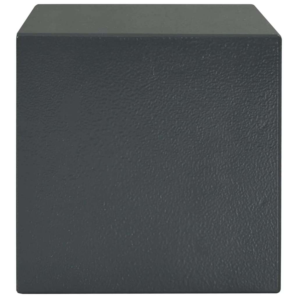 Seifs Ar Slēdzeni Tumši Pelēka 23 X 17 X 17 Cm Tērauds - HOLDORS