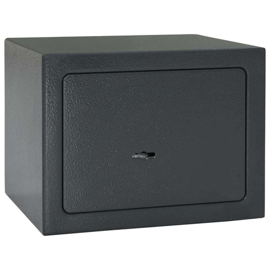 Seifs Ar Slēdzeni Tumši Pelēka 23 X 17 X 17 Cm Tērauds - HOLDORS