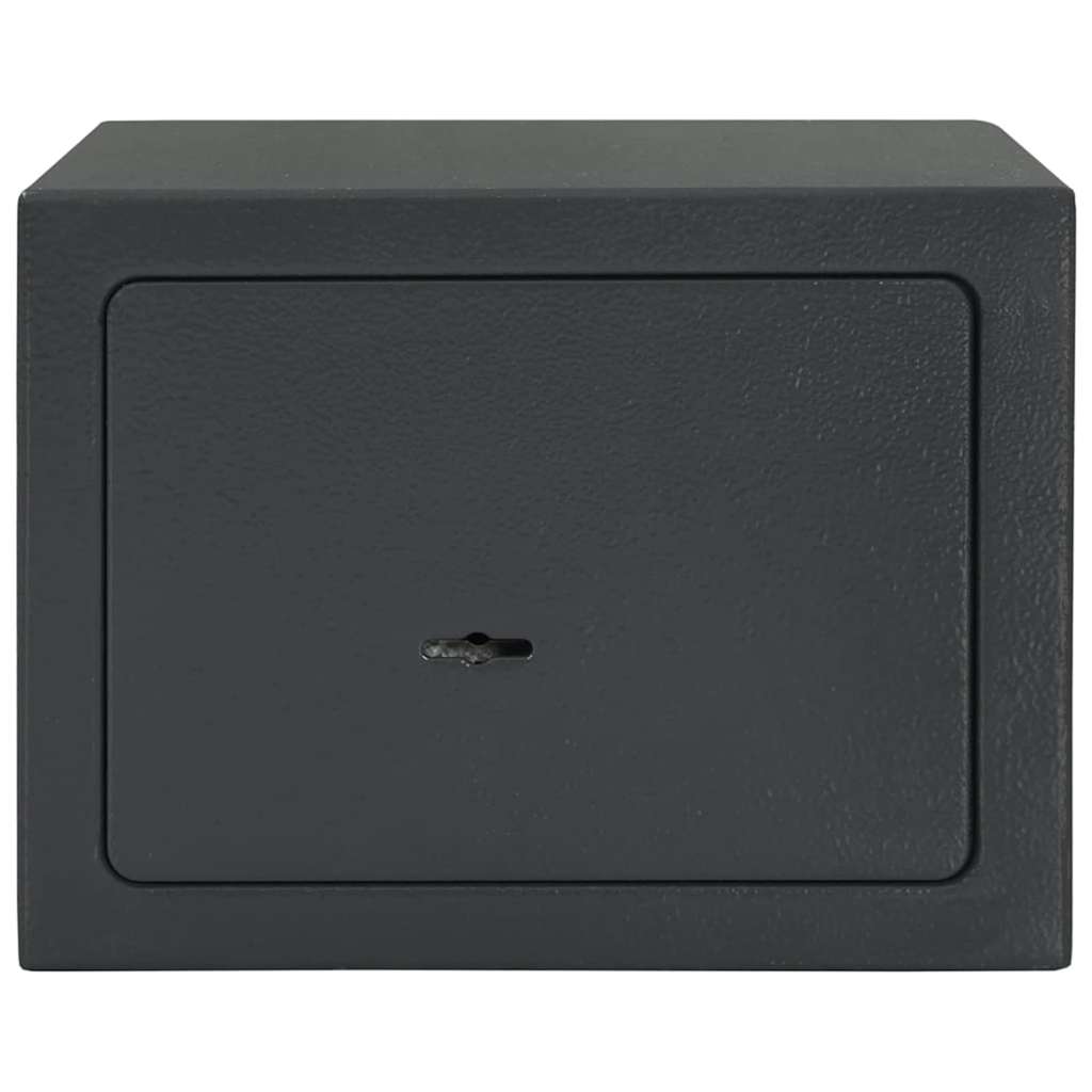 Seifs Ar Slēdzeni Tumši Pelēka 23 X 17 X 17 Cm Tērauds - HOLDORS