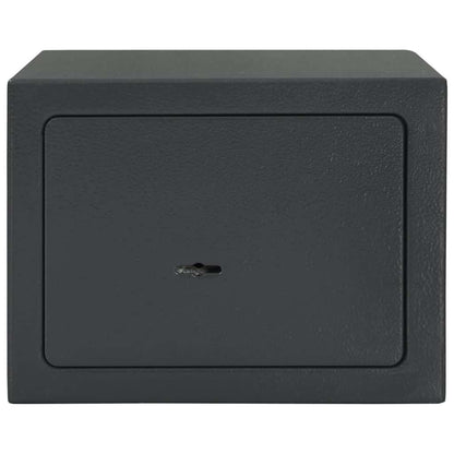 Seifs Ar Slēdzeni Tumši Pelēka 23 X 17 X 17 Cm Tērauds - HOLDORS